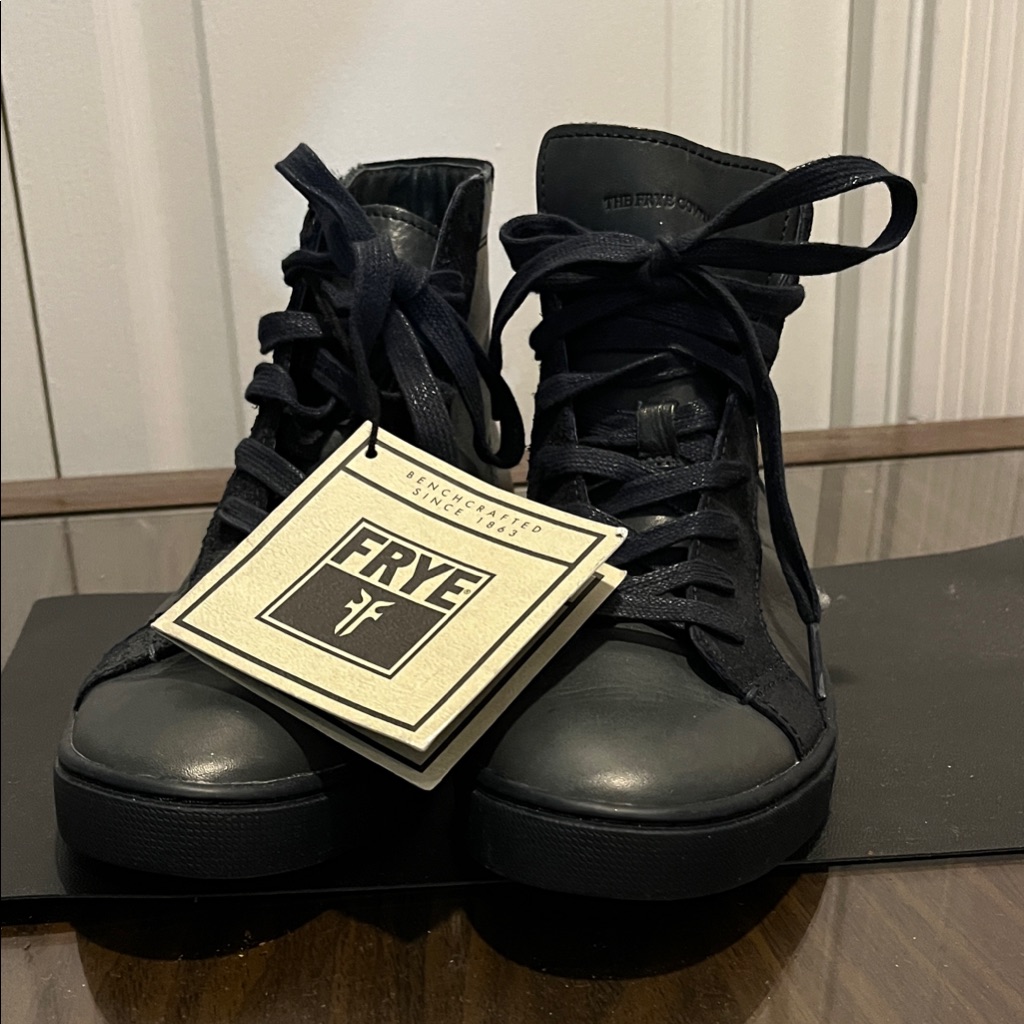 Frye Black High-Top Sneakers